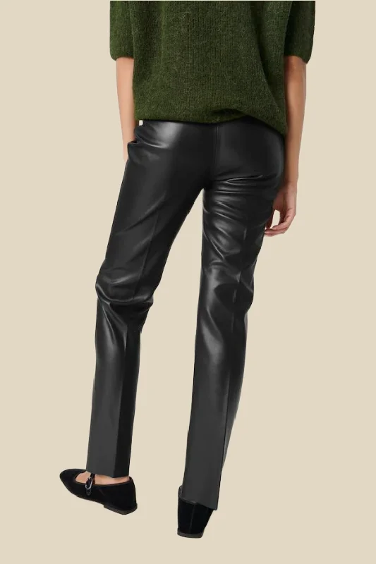 Kaylee Straight Faux Leather Pants