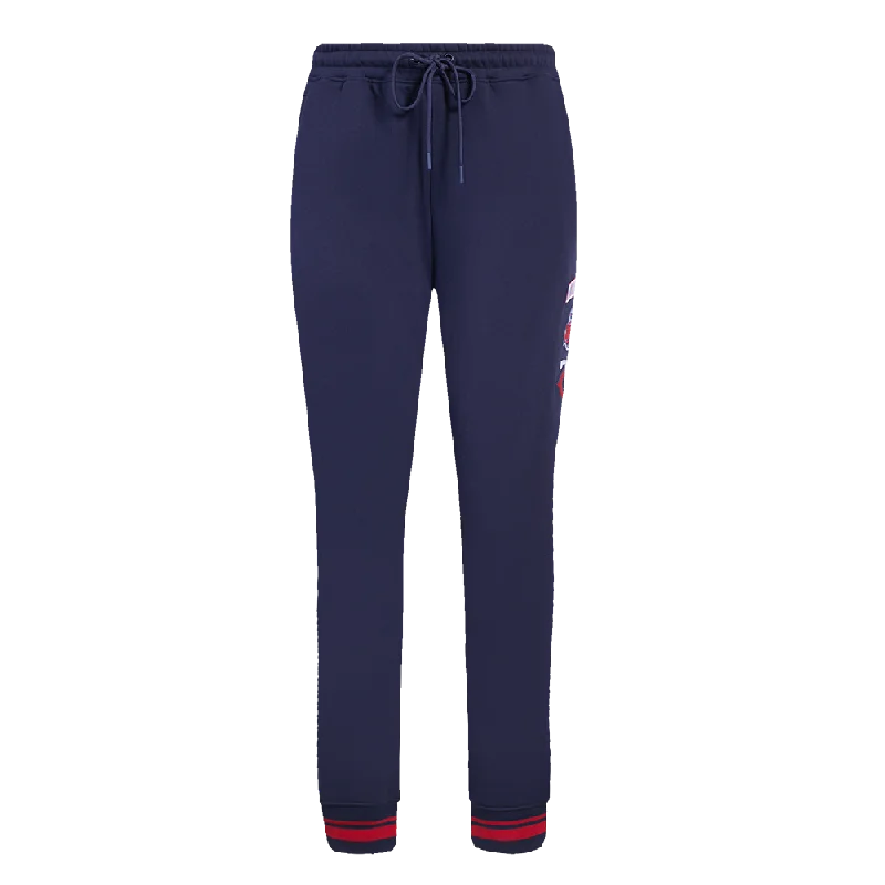 MLB MINNESOTA TWINS RETRO CLASSIC WOMEN'S RIB SWEATPANT (MIDNIGHT NAVY/RED/MIDNIGHT NAVY)