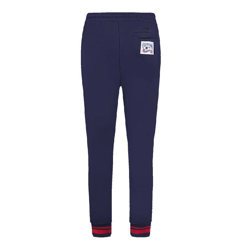 MLB MINNESOTA TWINS RETRO CLASSIC WOMEN'S RIB SWEATPANT (MIDNIGHT NAVY/RED/MIDNIGHT NAVY)