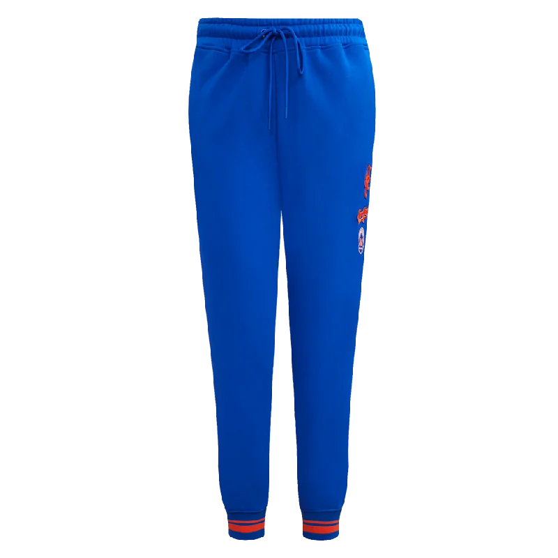 MLB NEW YORK METS RETRO CLASSIC WOMEN'S RIB SWEATPANT (ROYAL/ORANGE/ROYAL)