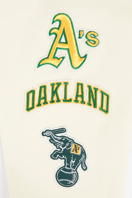 MLB OAKLAND ATHLETICS RETRO CLASSIC WOMEN'S JERSEY LEGGING (EGGSHELL)