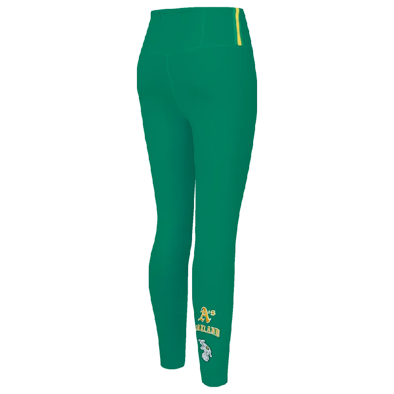 MLB OAKLAND ATHLETICS RETRO CLASSIC WOMEN'S JERSEY LEGGING (KELLY GREEN)