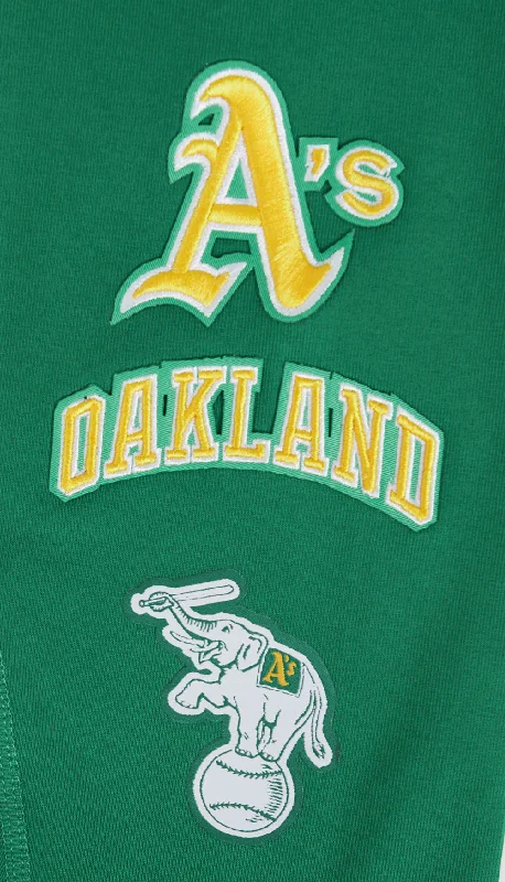 MLB OAKLAND ATHLETICS RETRO CLASSIC WOMEN'S JERSEY LEGGING (KELLY GREEN)