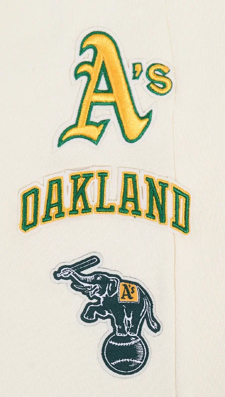 MLB OAKLAND ATHLETICS RETRO CLASSIC WOMEN'S SWEATPANT (EGGSHELL/ KELLY GREEN)