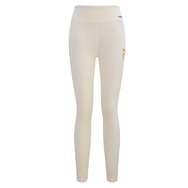 MLB PITTSBURGH PIRATES RETRO CLASSIC WOMEN'S JERSEY LEGGING (EGGSHELL)