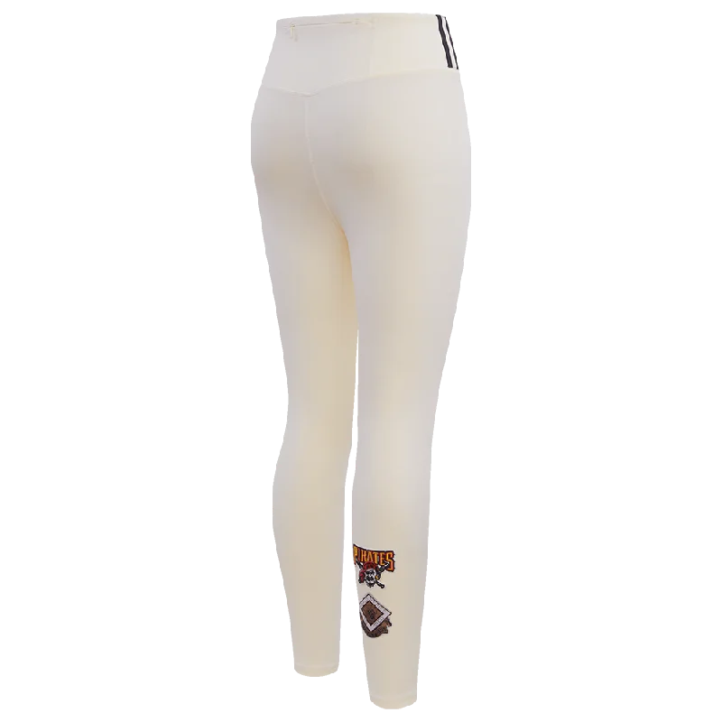 MLB PITTSBURGH PIRATES RETRO CLASSIC WOMEN'S JERSEY LEGGING (EGGSHELL)