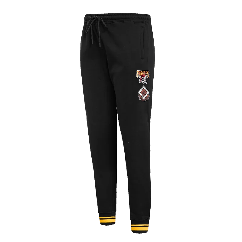 MLB PITTSBURGH PIRATES RETRO CLASSIC WOMEN'S SWEATPANT (BLACK/YELLOW)