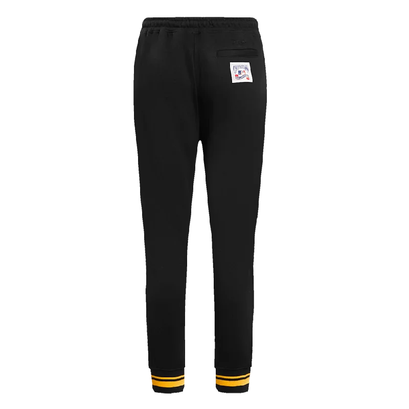 MLB PITTSBURGH PIRATES RETRO CLASSIC WOMEN'S SWEATPANT (BLACK/YELLOW)