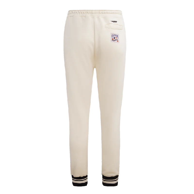 MLB PITTSBURGH PIRATES RETRO CLASSIC WOMEN'S SWEATPANT (EGGSHELL/ BLACK)