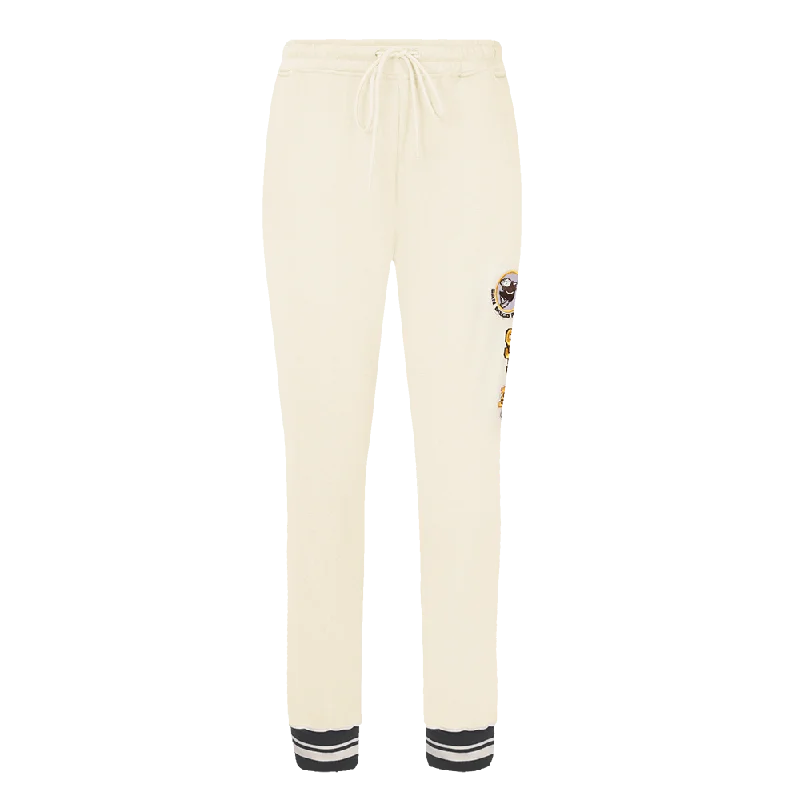 MLB SAN DIEGO PADRES RETRO CLASSIC WOMEN'S RIB SWEATPANT (EGGSHELL/ BLACK)