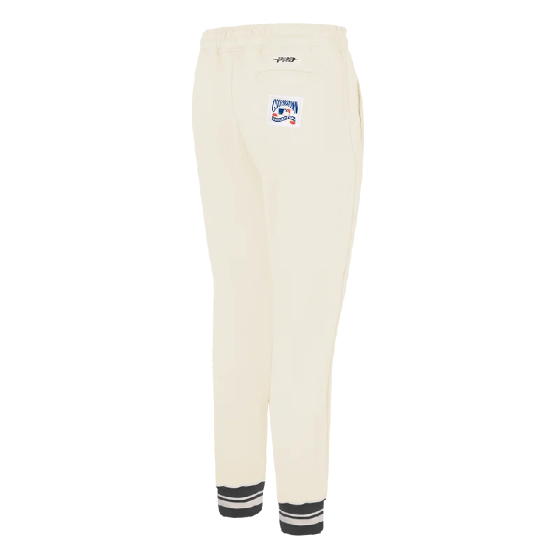 MLB SAN DIEGO PADRES RETRO CLASSIC WOMEN'S RIB SWEATPANT (EGGSHELL/ BLACK)