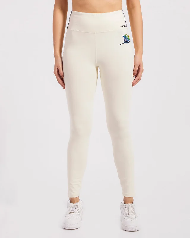 MLB TAMPA BAY RAYS RETRO CLASSIC WOMEN'S JERSEY LEGGING (EGGSHELL)