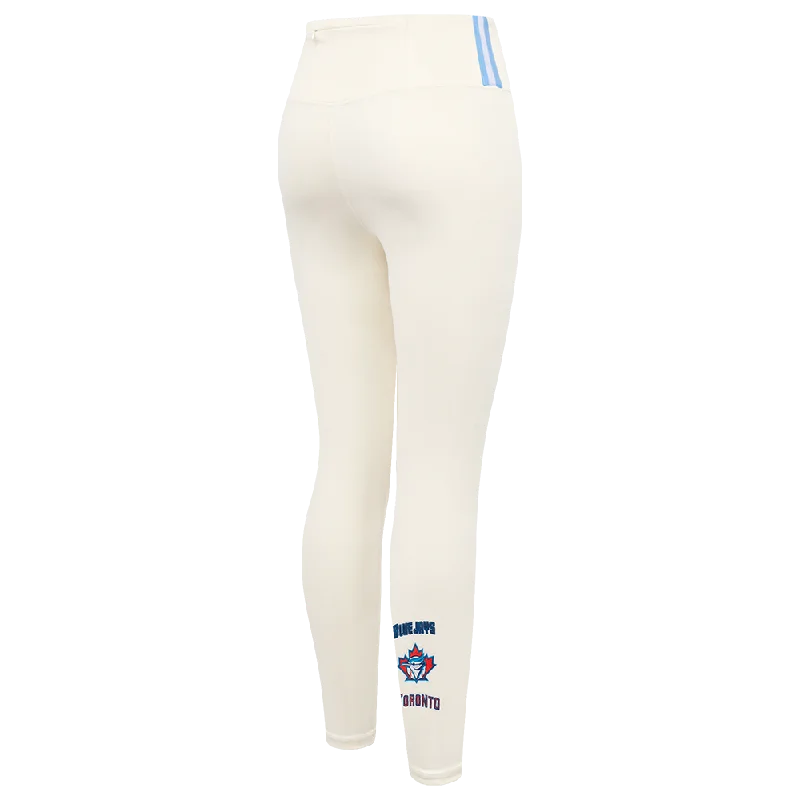 MLB TORONTO BLUE JAYS RETRO CLASSIC WOMEN'S JERSEY LEGGING (EGGSHELL)