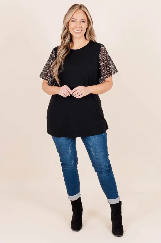 Midnight Missions Top, Black