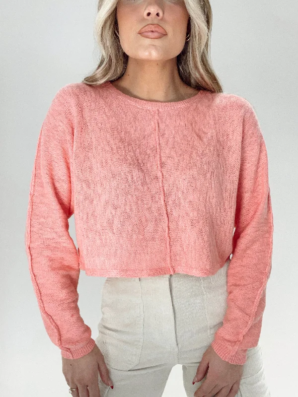 Pink True To You Sweater