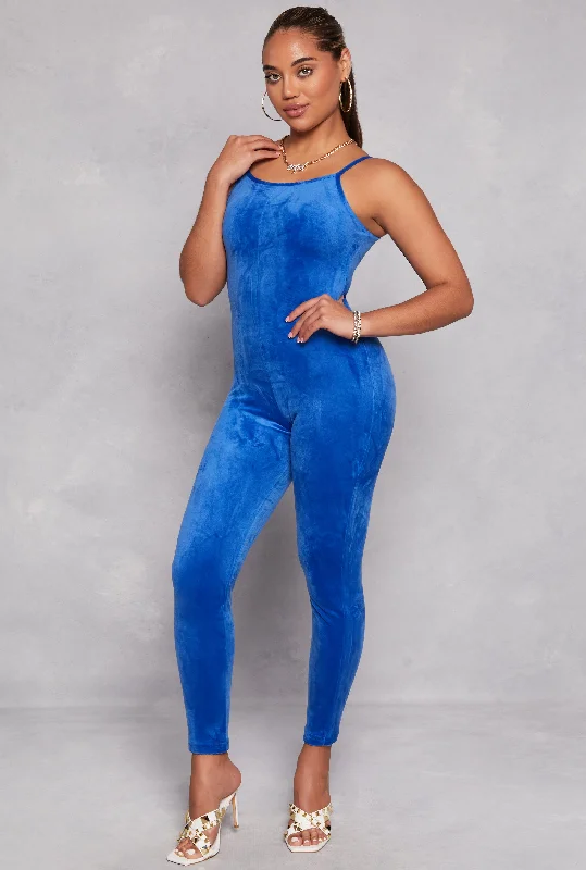 Velour Cami Catsuit