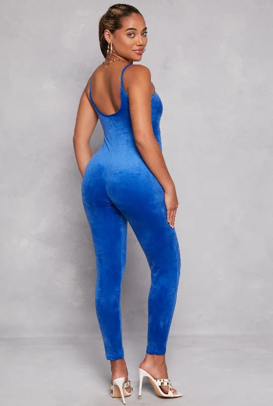 Velour Cami Catsuit