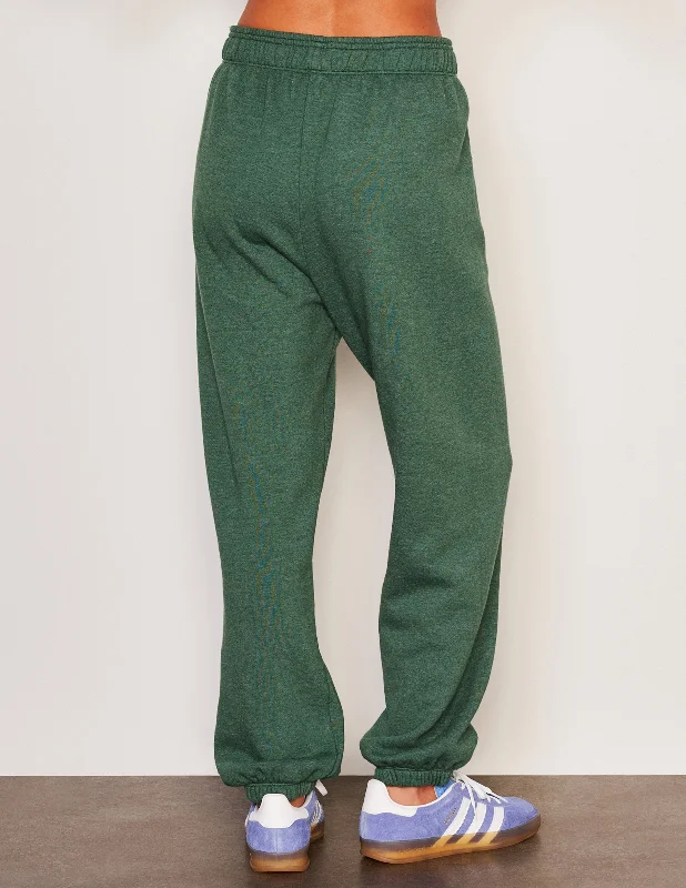 Sundry Zip Pocket Jogger in Everglade