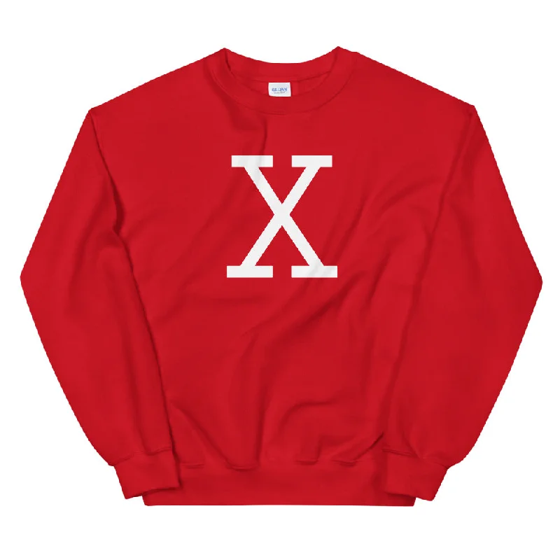 Crewneck Sweatshirt / Red / S