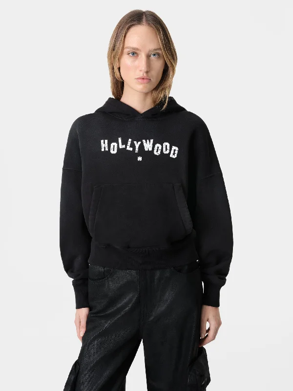 WOMEN - WOMEN'S HOLLYWOOD HOODIE - Faded Black