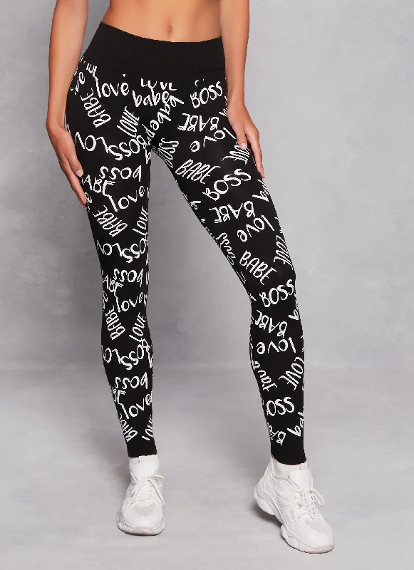 Boss Babe Love Leggings