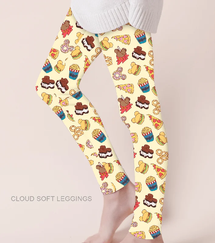 Beautifully Bold Park Treats - Adult & Kids Casual Cloud Soft Yoga Band Leggings