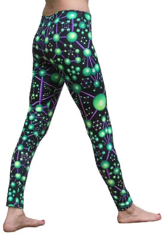 Wide waistband Leggings : Atomic Alien