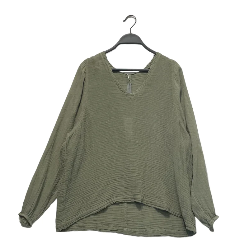 RAQUEL ALLEGRA/Blouse/1/KHK/Cotton/Phoenix