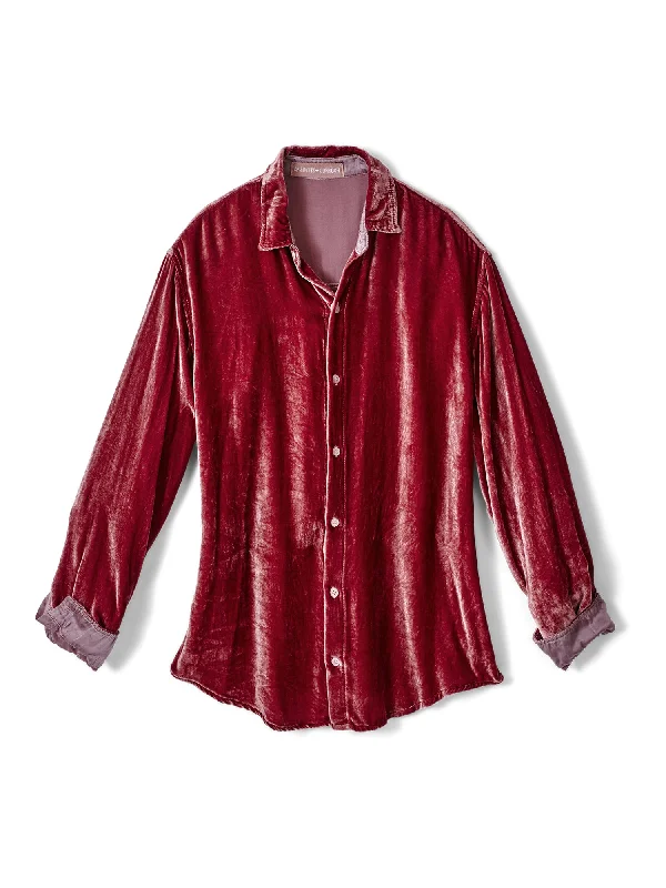 Alana Washed Velvet Shirt