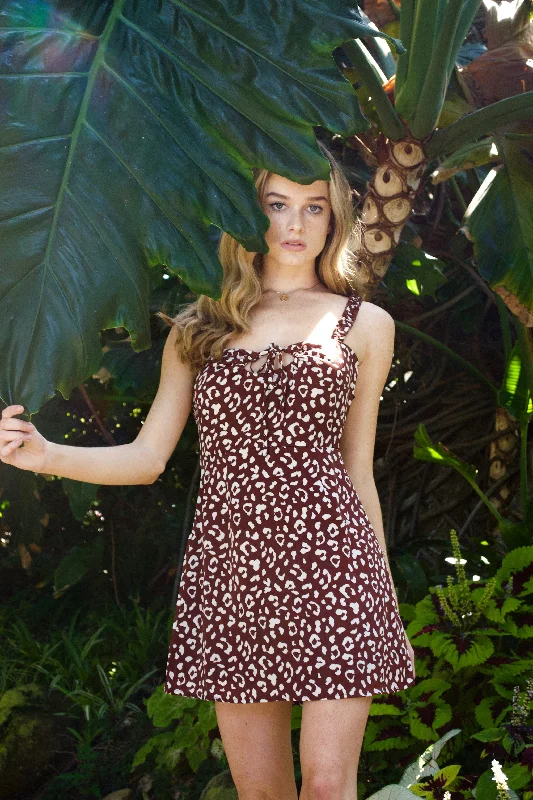 CCLA Chocolate Cheetah Dress