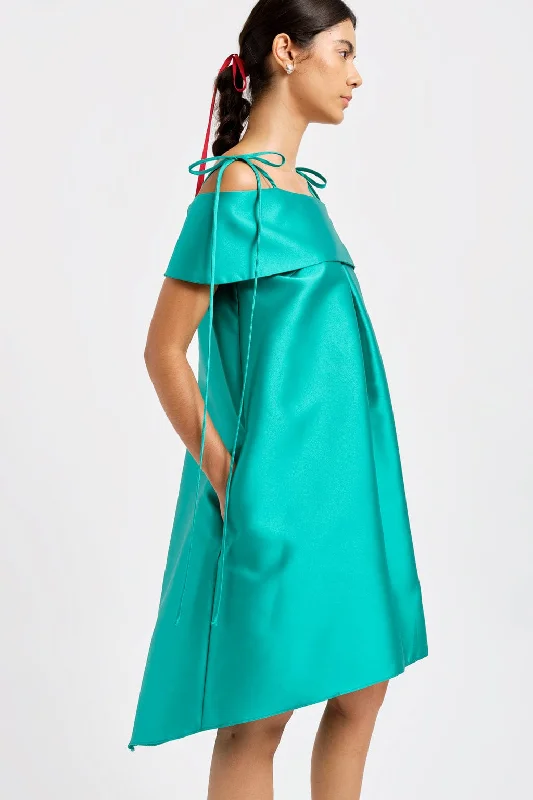 Cora Trapeze Dress Mermaid Teal