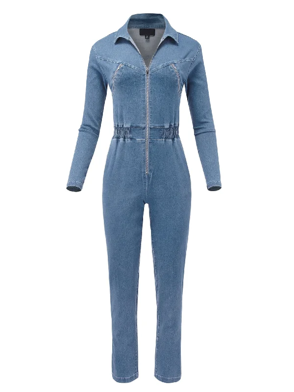 Women's Denim Romper OR Utility Jumpsuit (FWR1143)