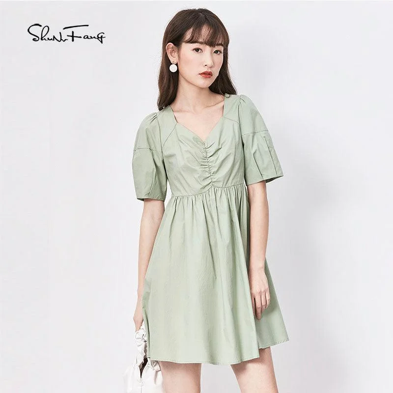 Light Weight Loose Elegant Summer Mini Dress