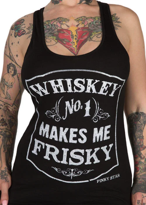 Whiskey Makes Me Frisky Tank Top