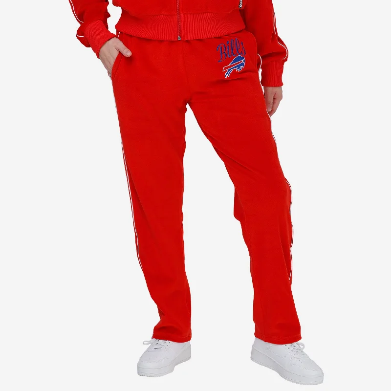 Buffalo Bills Womens Red Velour Pants