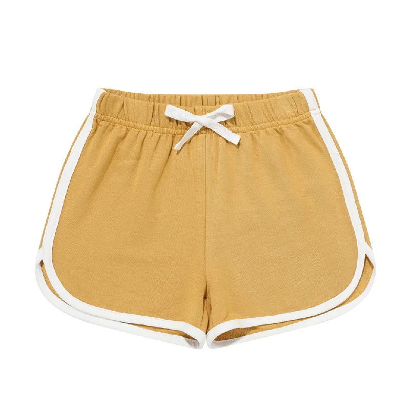 Golden Sunshine Bamboo Terry Track Shorts