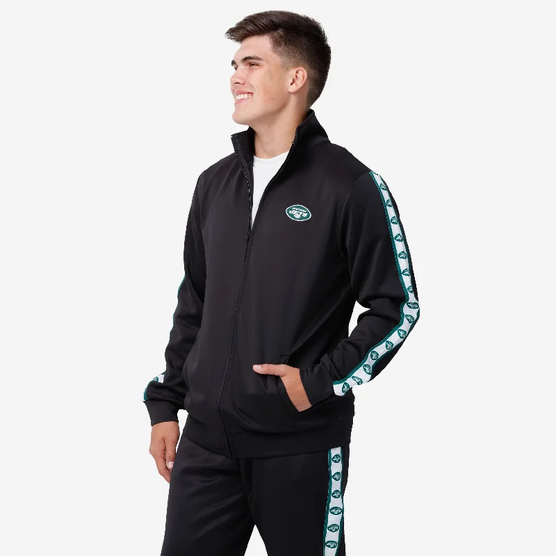 New York Jets Stripe Logo Track Jacket