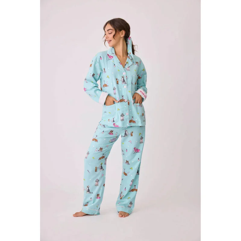 PJ Salvage Spaw Day Flannel PJ Set