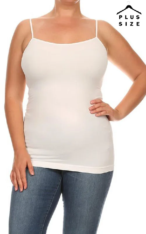 SML602P Seamless Plus Size Cami Top