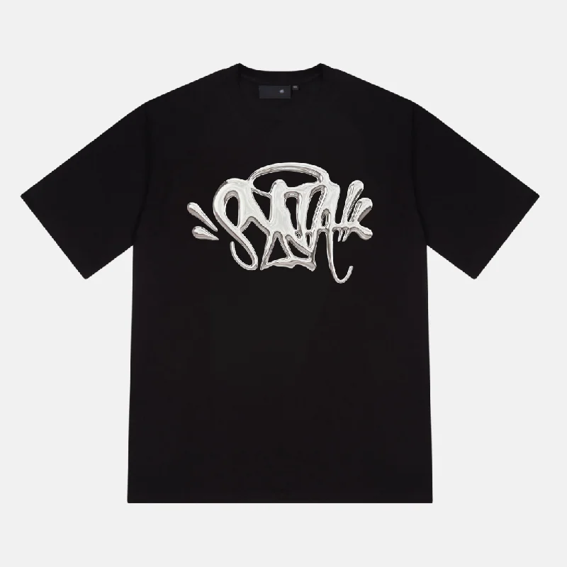 Syna Chrome T-Shirt - Black/Silver