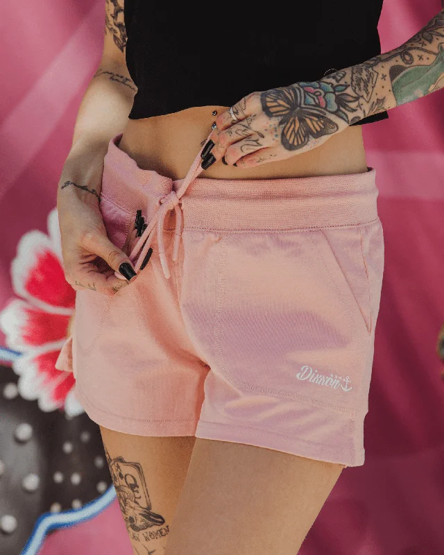 Women's Terry Shorts - Pink